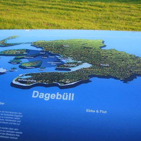 Haus Halligblick, Ferienwohnungen am Wattenmeer, Whg Hamburger Hallig Dagebüll Exterior foto